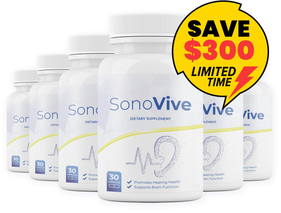 SonoVive Review – 6 Bottle Value Pack Hearing Support Formula