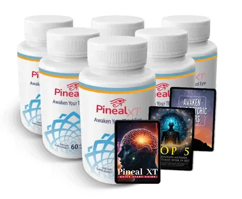 PinealXT Review — six bottles of PinealXT pineal gland supplement