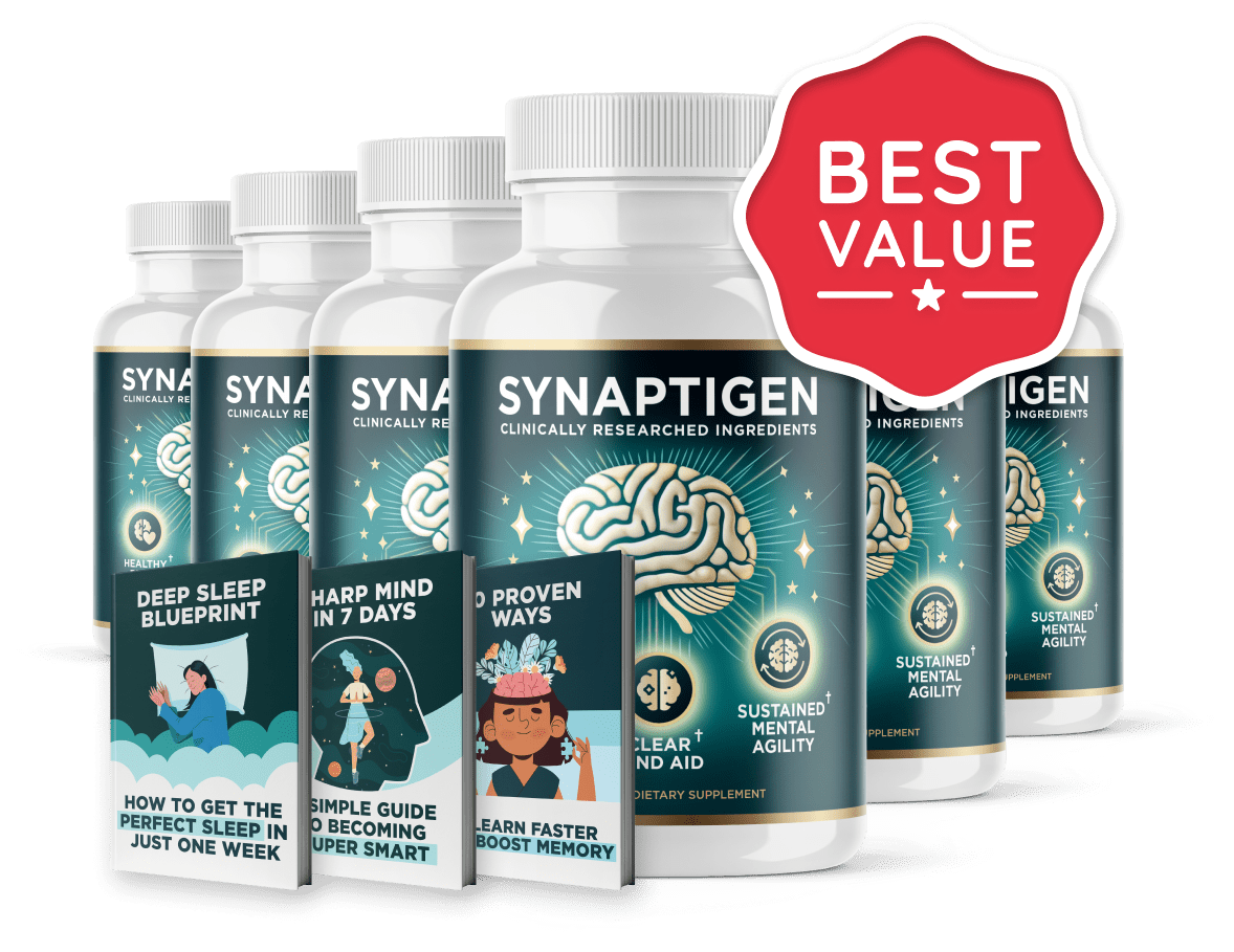 Synaptigen Review – 6-bottle best value pack for cognitive support