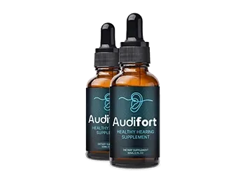 Audifort supplement bottles — 2-pack and 6-pack options