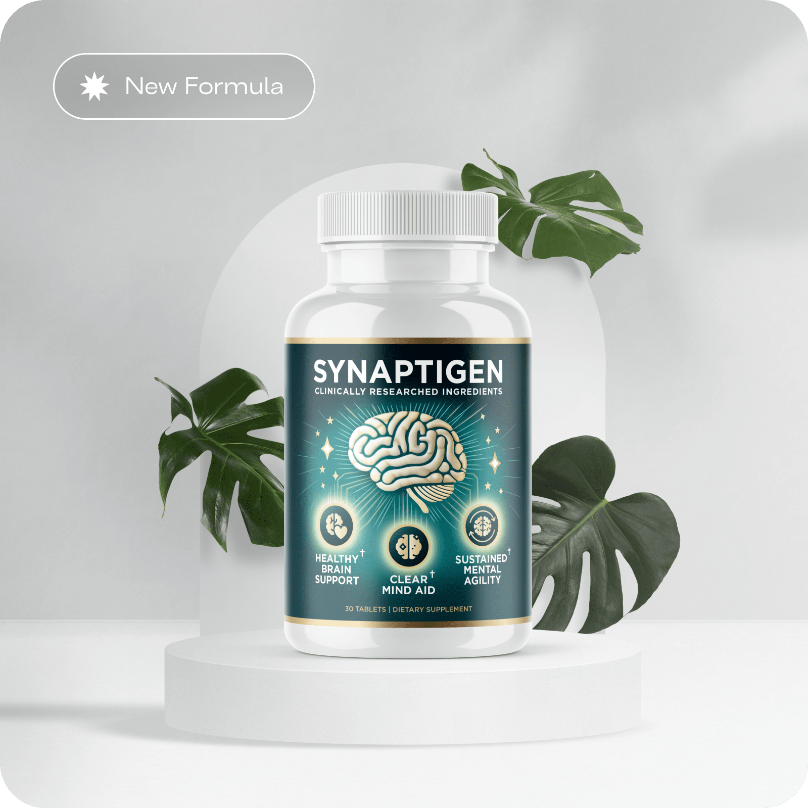 Synaptigen Review – brain health supplement bottle
