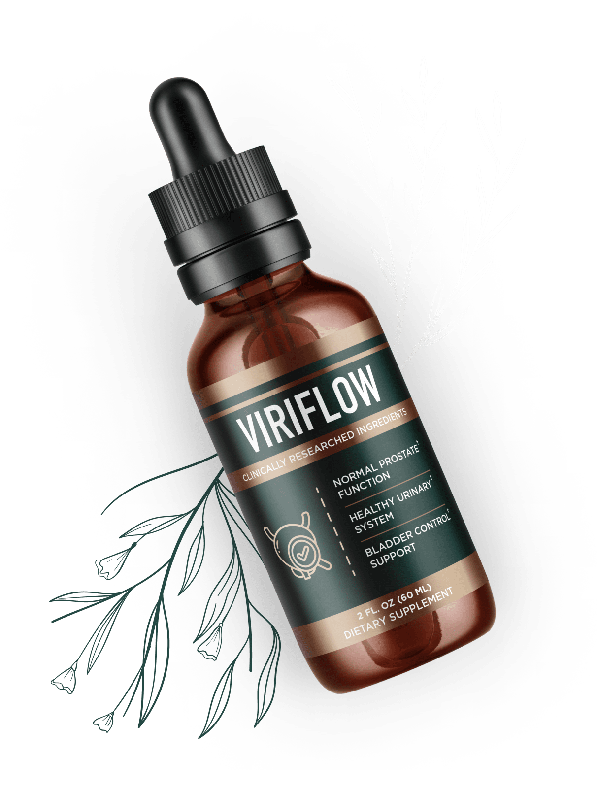 ViriFlow Review — prostate support formula bottle