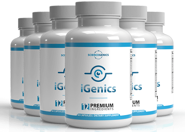 iGenics Review – iGenics vision supplement bottle
