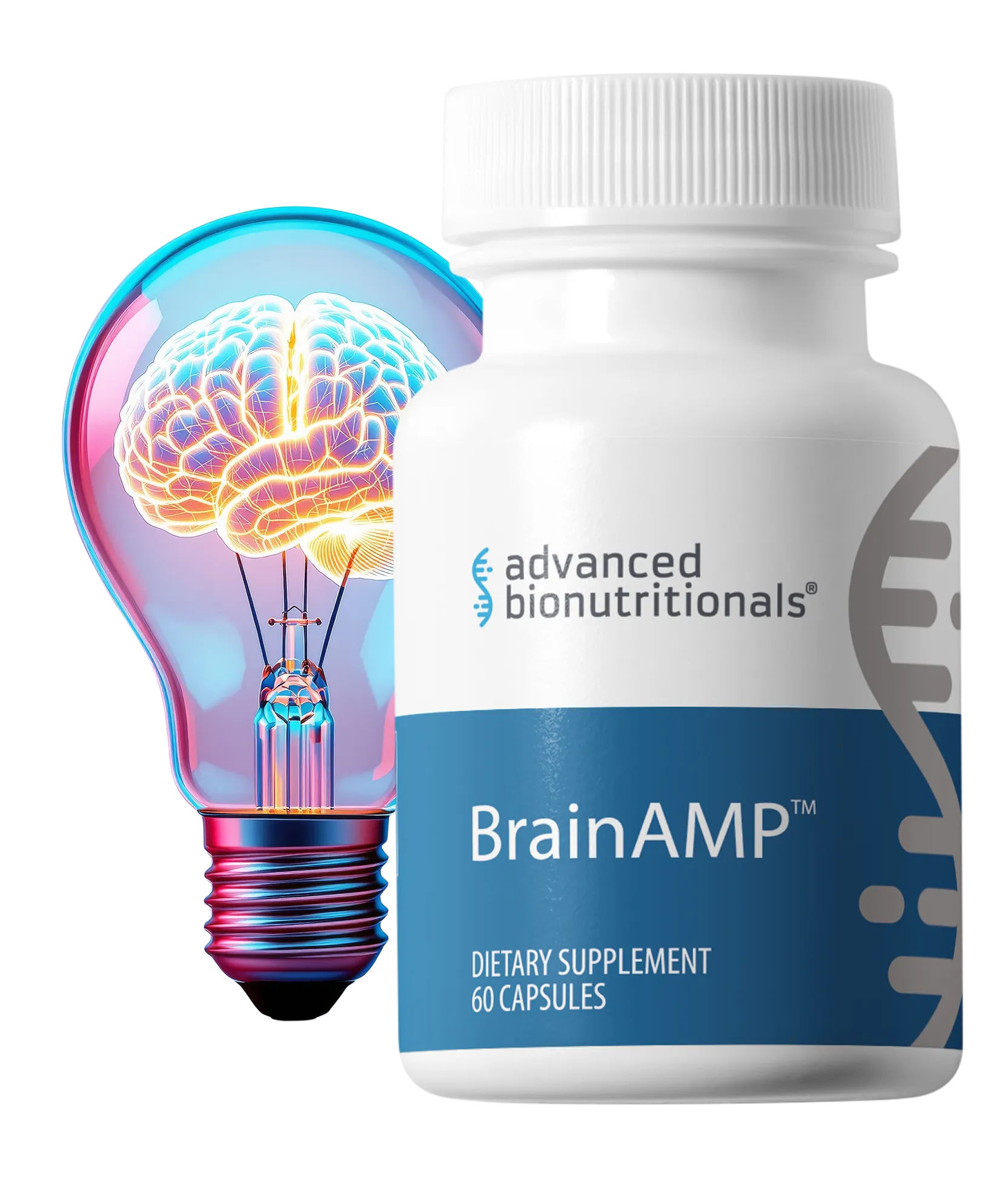 BrainAMP Review – Advanced Bionutritionals nootropic supplement bottle