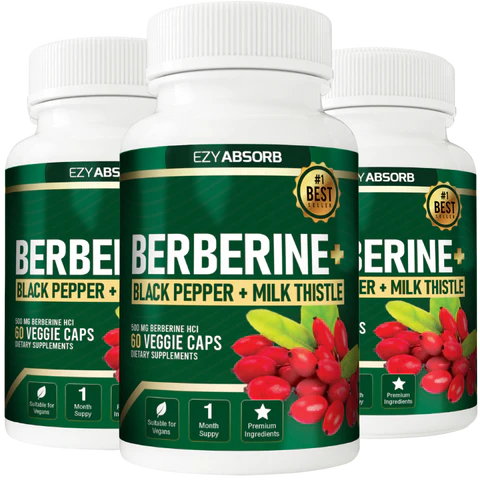 Ezyabsorb Berberine 3 Bottle Value Pack
