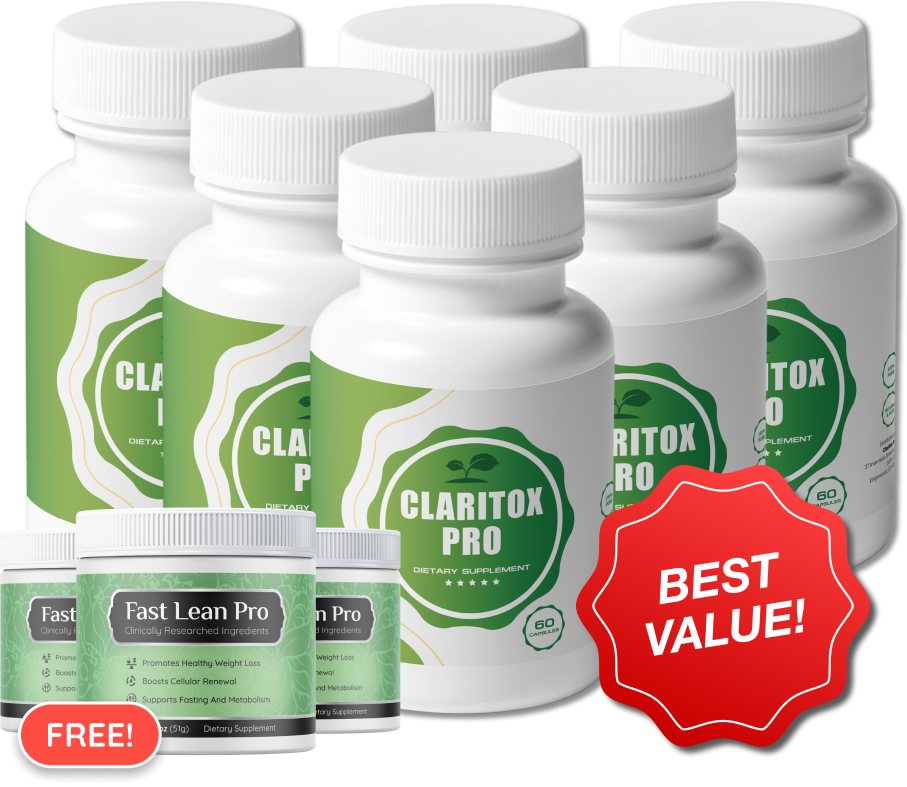 Claritox Review – Claritox Pro 6-bottle package deal and pricing