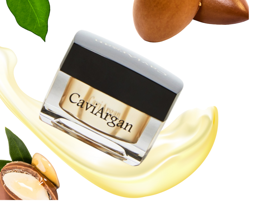 CaviArgan Review - Luxury cream jar packaging
