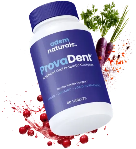 ProvaDent Review — bottle of oral probiotic supplement