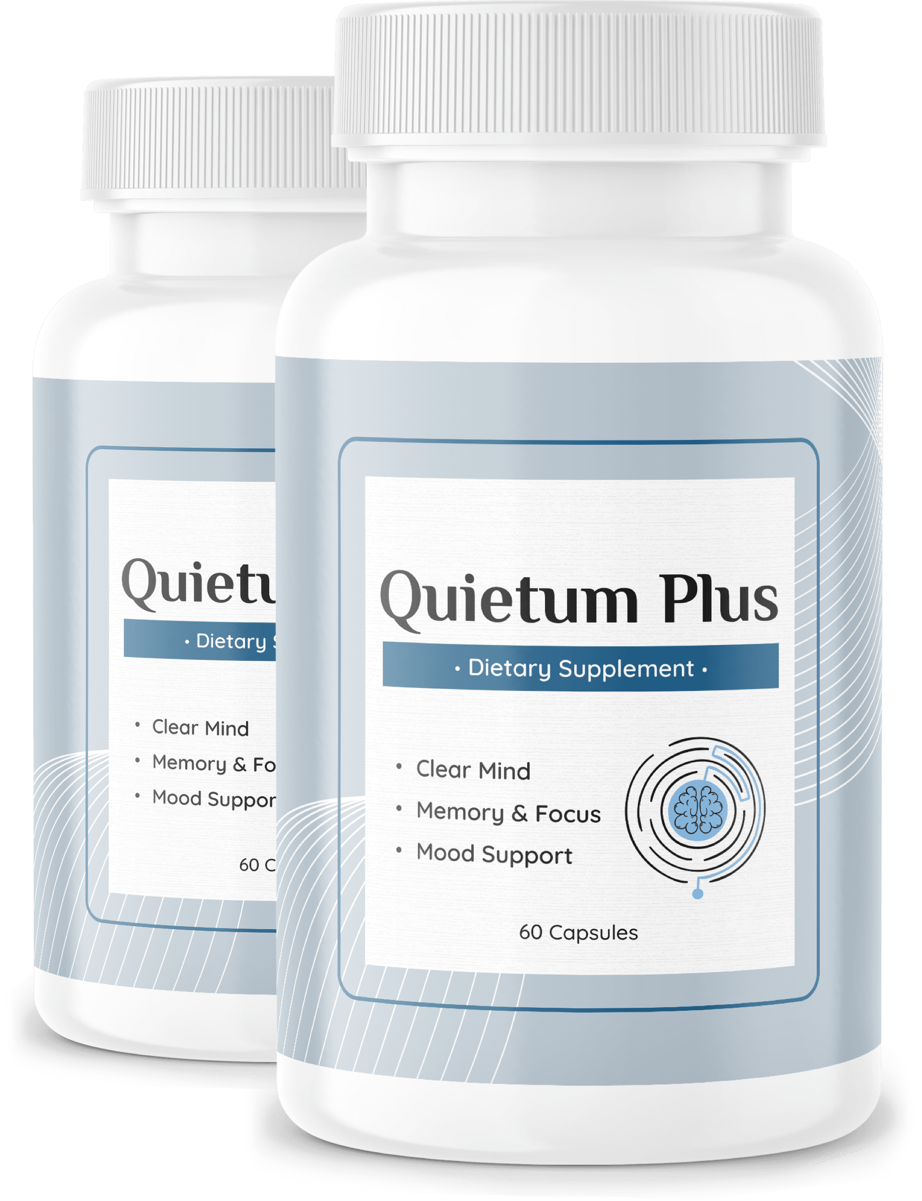 Quietum Plus Review — 2 bottle supply showing natural formula