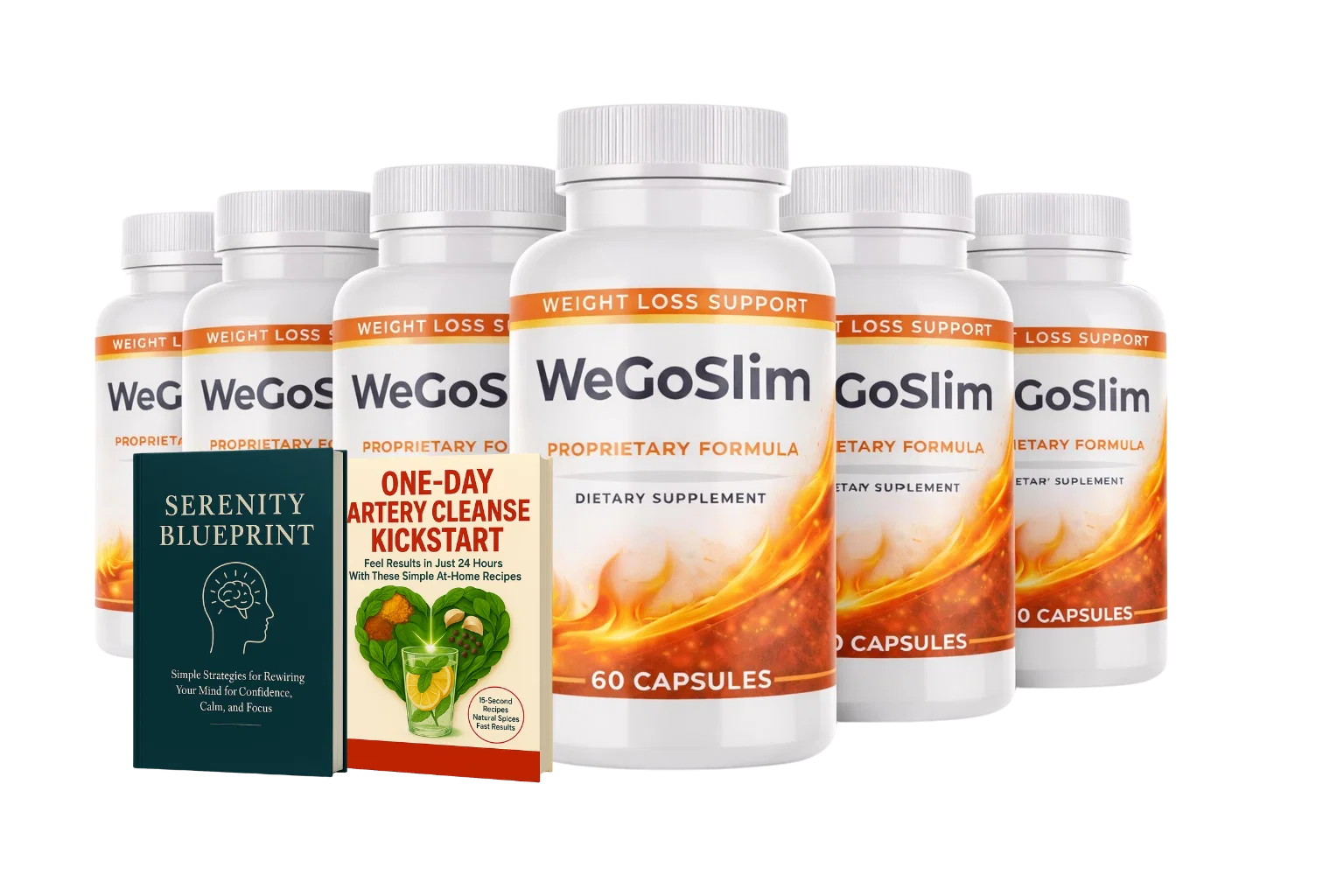 WeGoSlim Review bottle bundle with bonus ebooks