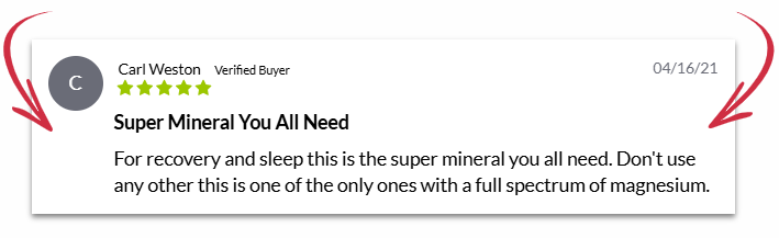 Magnesium Breakthrough customer reviews screenshot