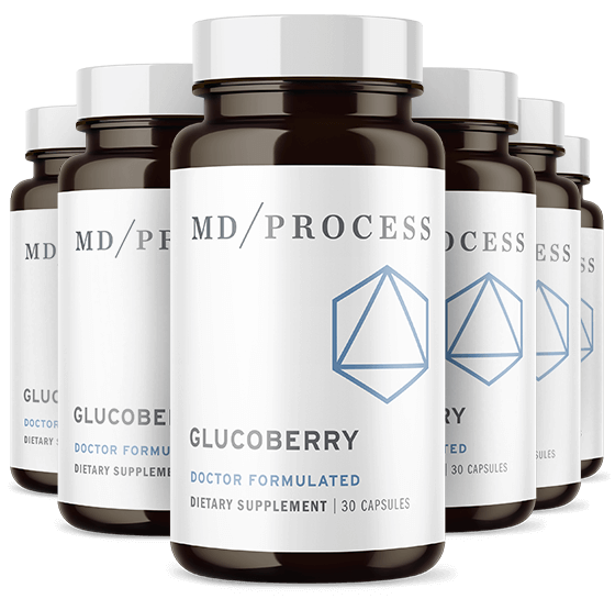 GlucoBerry 6-bottle bundle for 180-day supply with free shipping