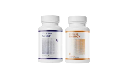 GlutLess Energy And GlutLess Sleep Review supplement bundle bottles