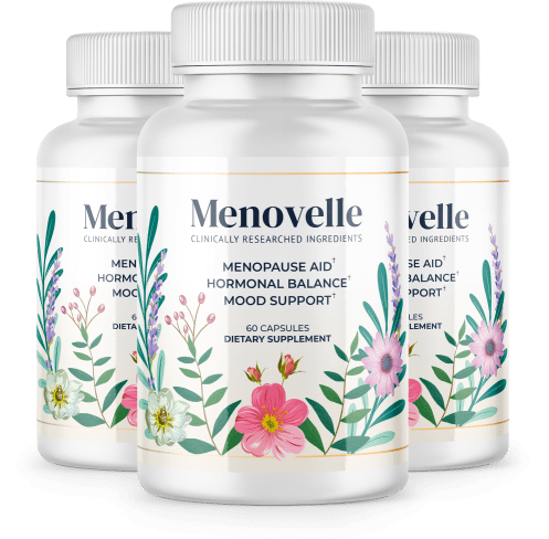 Menovelle 3-bottle supply for menopause support