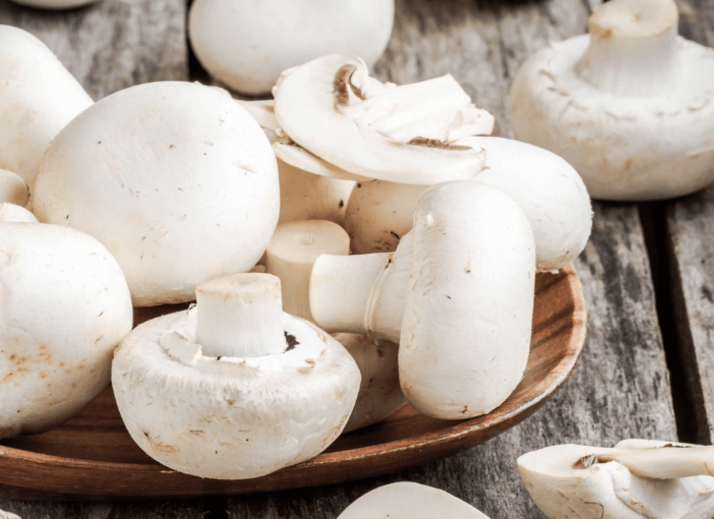 White Button Mushroom part of Menovelle menopause blend