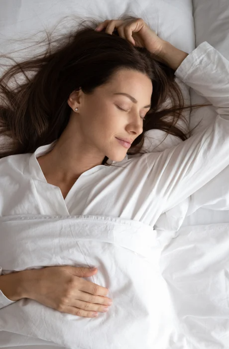 Sleep support graphic for magnesium supplement users